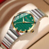 CURREN 9110 Montre Femme Élégante – Acier Inoxydable Quartz Classique Business Luxe