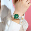 CURREN 9110 Montre Femme Élégante – Acier Inoxydable Quartz Classique Business Luxe