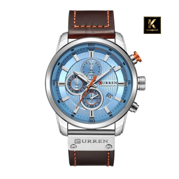 Montre homme CURREN – Quartz avec date, style luxe et sport, chronographe élégant pour homme moderne.