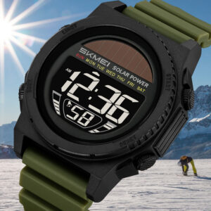 Montre Solaire SKMEI 2358 Homme – Digitale, Étanche 50M & Durable