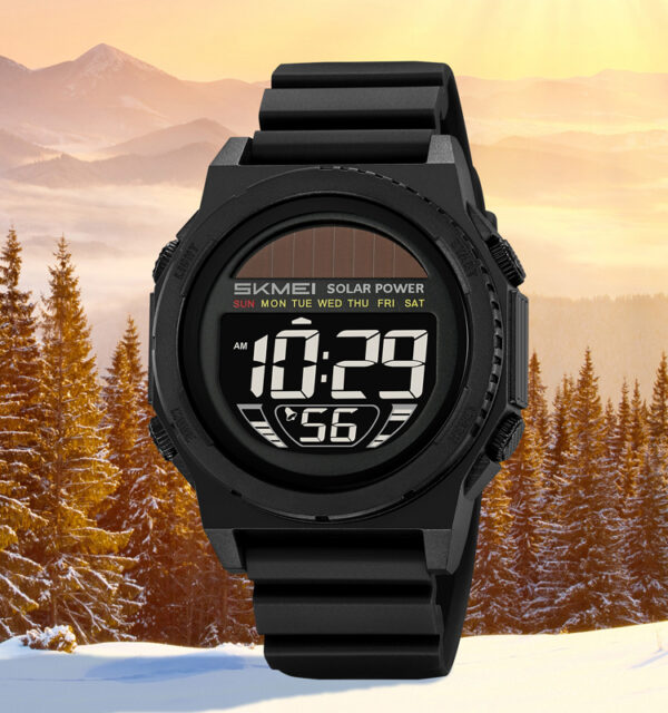 Montre Solaire SKMEI 2358 Homme – Digitale, Étanche 50M & Durable