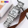 SKMEI 2228 Montre Digitale Sport Homme – Acier Inoxydable Étanche avec Chronomètre & Alarme
