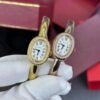 Montre Femme Élégance Royale – Bracelet Doré & Cadran Ovale avec Cristaux Brillants