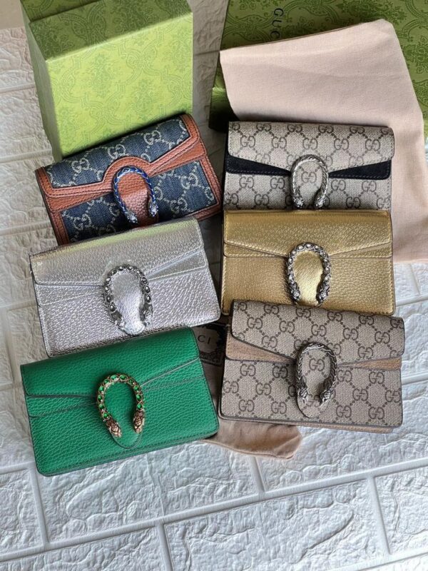 9 Gucci Dionysus Super Mini Jumbo GG Camel/Ebony | Sac Luxe Femme Maroc - HadarPrestige