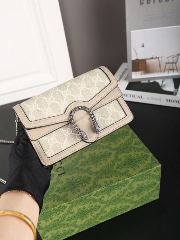 GUI5 Gucci Dionysus Super Mini Jumbo GG Camel/Ebony | Sac Luxe Femme Maroc - HadarPrestige